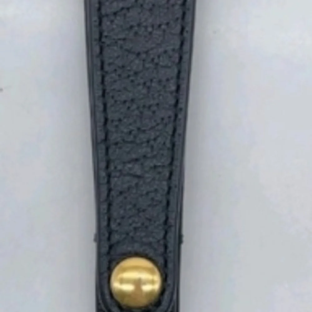 GUCCI Black Leather Bee & Star Wristlet Pouch Clutch 495066 Full Inclusion LNC - Picture 6 of 10